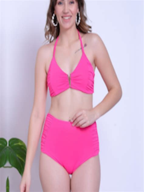 Buy FXM Halter Neck Swim Bikini Set Swimwear For Women Myntra