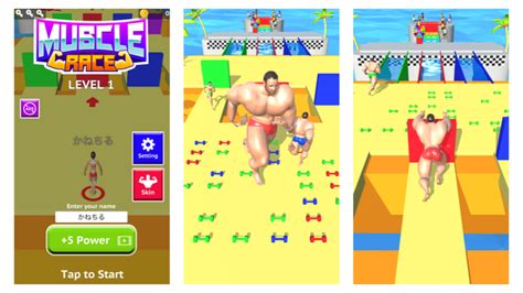 Goodroidが提供するハイパーカジュアルゲーム「muscle Race 3d」が 約4ヶ月で全世界3000万ダウンロードを突破