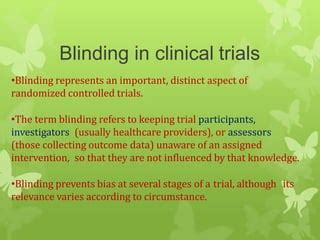 Blinding Techniques | PPT