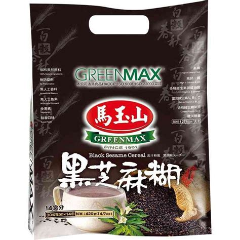 Greenmax Black Sesame Cereal G X Sachets Shopee Philippines