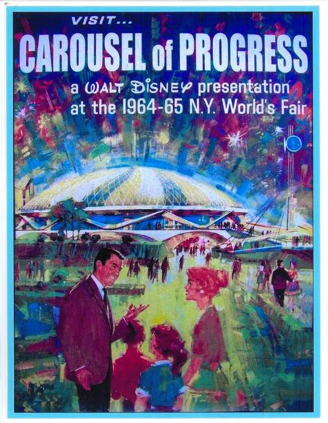 Walt Disney World Carousel of Progress Attraction Poster - 0366 FREE