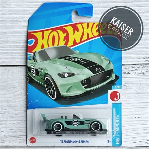 Hot Wheels Mazda Mx Miata Green Shopee Malaysia