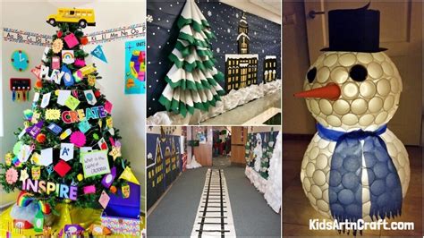 Christmas Decoration At School Kids Art And Craft