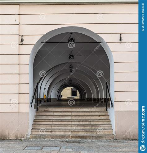 Pathway Tunnel with Arch Entrance Stock Photo - Image of entrance ...