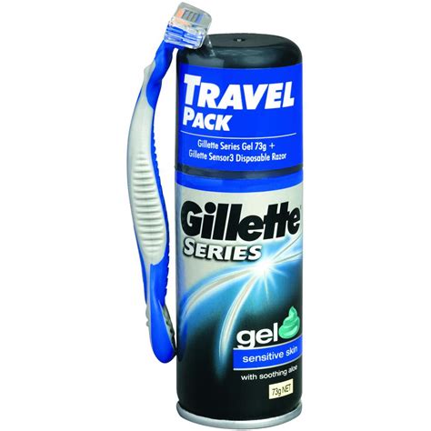Gillette Series Mini Gel And Gillette Sensor 3 Disposable Razor Pack | Winc