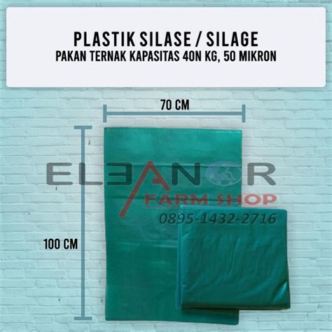 Jual Plastik Silase Silage Pakan Ternak Kambing Domba Sapi Kapasitas