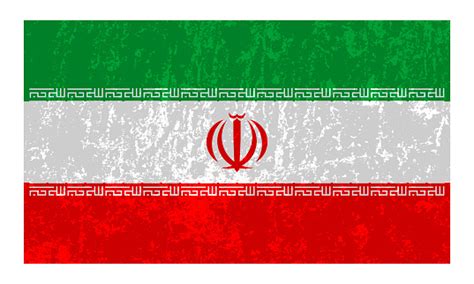 Iran Grunge Flag Official Colors And Proportion Vector Illustration ...