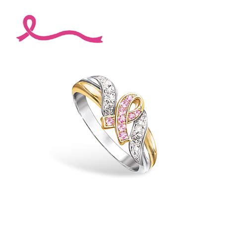 Personalisierter I Am Enough To Defeat Breast Cancer Ring Brustkrebs