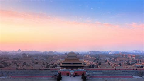 HD wallpaper: castle, forbidden city, skyline, cityscape, cloud, asia ...