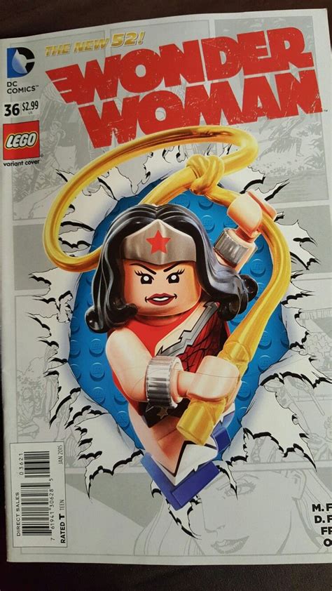 Wonder Woman 36 DC 2015 Lego Variant Cover Star Comics Dc Comics