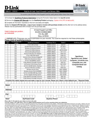 Fillable Online To Receive Your D Link Visa Prepaid Card By Mail