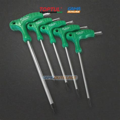 Jeux Cle Torx A Poigne Pcs Toptul Gama Outillage