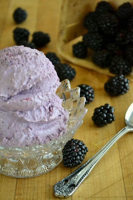 Easy Blackberry Ice Cream Food Processor Recipe No Ice Cream Machine Needed The View