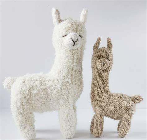 Llama Knitting Pattern Knitted Alpaca Instant Download Etsy