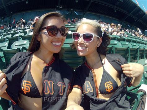 Hot Fans In The Stands Giants Babes In Bikini Tops