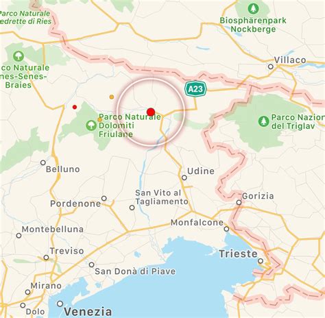 Terremoto In Friuli Venezia Giulia Scossa Molto Superficiale Paura A