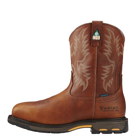 Workhog Wide Square Toe Csa Waterproof Composite Toe Work Boot Ariat Work