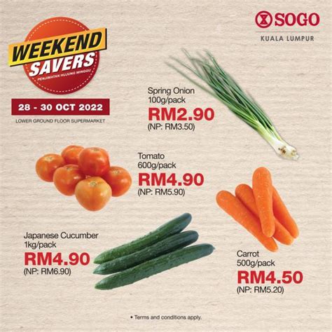 SOGO Kuala Lumpur Supermarket Weekend Savers Promotion 28 October 2022