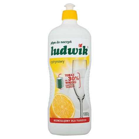 Ludwik Płyn do naczyń cytrynowy 900g Supermarket Internetowy