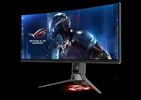 ASUS показала 35-дюймовый изогнутый игровой монитор с частотой ...