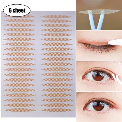 Pcs Sheets Invisible Eyelid Sticker Double Eyelid Stickers