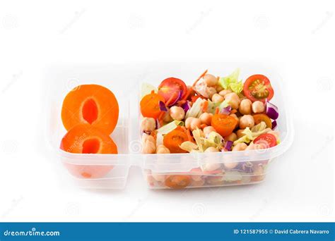 Lunch Box With Healthy Food Ready To Eat Stock Image Image Of