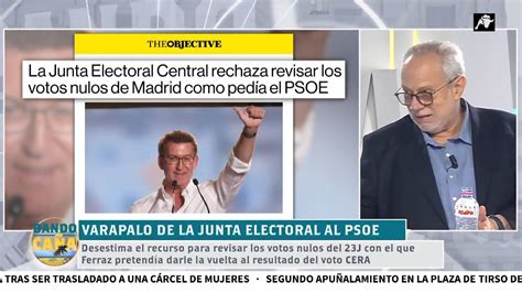 Francàs estalla contra el PSOE por forzar a la JEC a revisar los votos