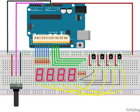 Arduino Mostrar Datos En Display De 7 Segmentos — Mecatrónicalatam