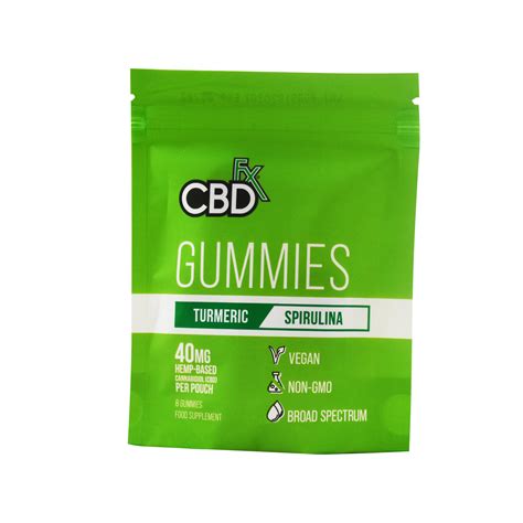 Cbd Fx Gummies Turmeric Spirulina 40mg 8ct — Uk