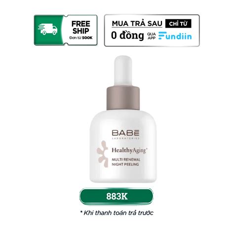 Serum tái tạo da ban đêm Babe Multi Renewal Night Peeling