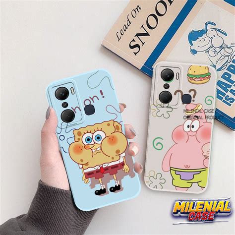 Jual Milenial Case SSIN6 Softcase Macaron Prokamera Infinix Hot 20i Motif Spongebob