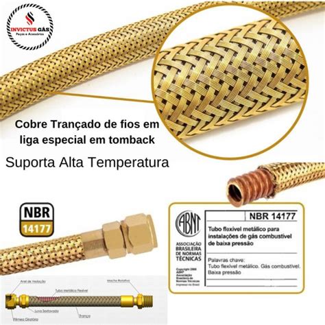 Mangueira Cobre Cm Nbr Instala O G S Gn Ou Glp Parcelamento