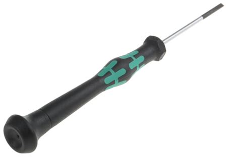 05117994001 Wera Wera Slotted Precision Screwdriver 2 5 X 0 4 Mm Tip