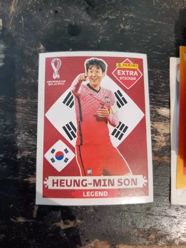 Figurita Extra Sticker Mundial Qatar 2022 Heungh Min Son En Venta En