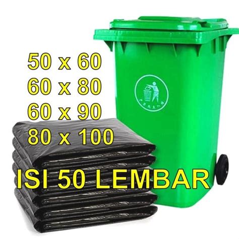 Jual Kantong Kresek Sampah Kantong Pembuangan Sampah Bahan Tebal