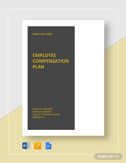 Free Sample Compensation Plan Templates In Pdf Ms Word Google