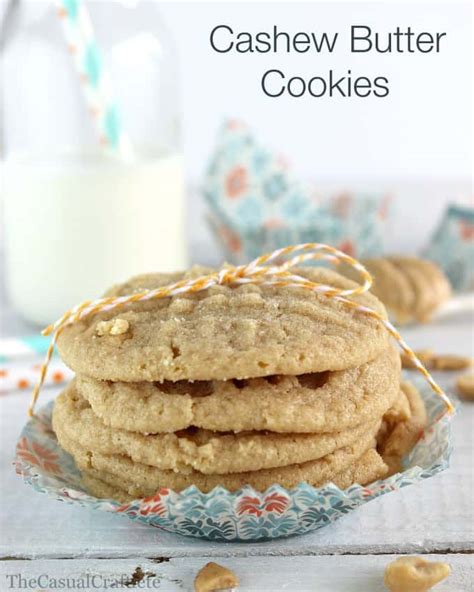 Cashew Butter Cookies