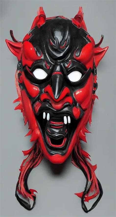 Oni Mask Japanese Style Cyber Punk Stable Diffusion Openart