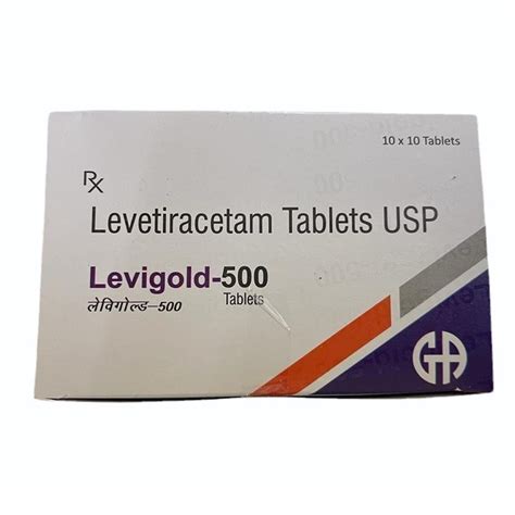 Levetiracetam Tablets USP Strength 500 Mg At Rs 1250 Box In Ranchi