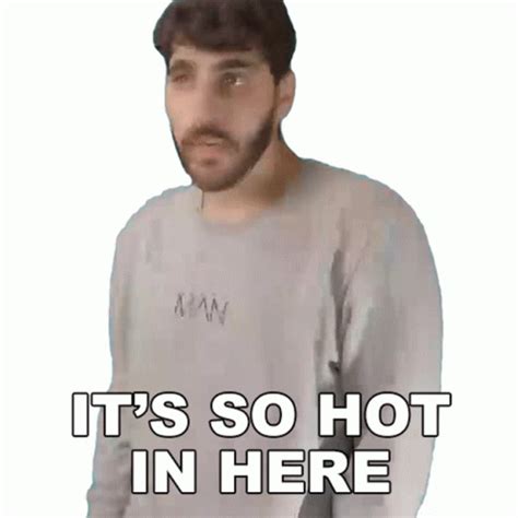 Its So Hot In Here Rudy Ayoub Sticker Its So Hot In Here Rudy Ayoub Its Extremely Hot In Here