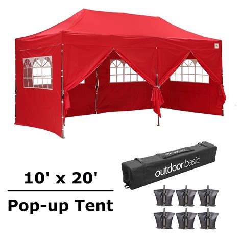 Buy Leisurelife Waterproof Pop Up Canopy Tent X Ft With