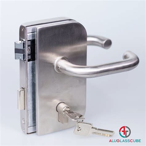 AGC 8118 Safe Design Stainless Steel 304 Glass Hardware Door Lock High