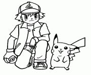 Coloriage Pikachu En Mode Ninja Jecolorie