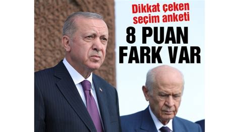 Son seçim anketi Millet İttifakı 8 puan önde Politika Gündemi