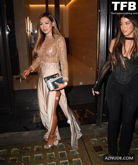 Aj Bunker Sexy Seen Showing Off Her Hot Body At The Visionary Honours Awards In London Aznude