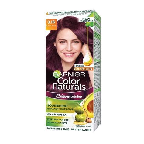 Garnier Color Naturals Creme Riche Shade Burgundy Nourishing