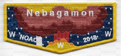 Nebagamon NOAC 2018 Pocket Flap On PatchScan