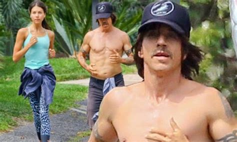 Anthony Kiedis Goes Jogging With Girlfriend Helena Vestergaard Daily