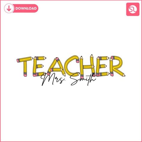 Personalized Teacher Svg Png Custom Teacher Svg Retro Teacher Svg