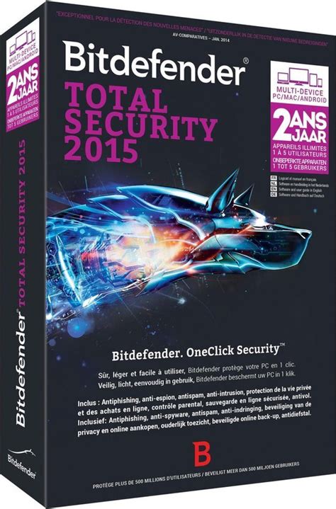 Bitdefender Total Security Multi Device Devices Jaar Software Kopen